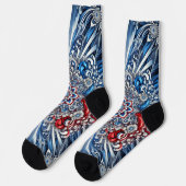 Chaussette Chaussettes durables pour femmes avec des couleurs (Gauche)