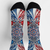 Chaussette Chaussettes durables pour femmes avec des couleurs (Haut)