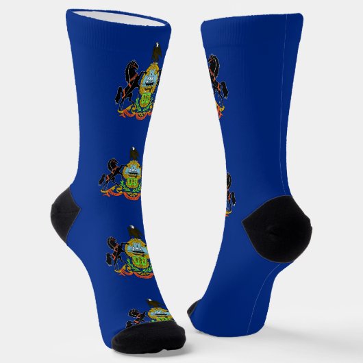 Chaussette Chaussettes durables pour femmes avec drapeau de P (Angulaire)