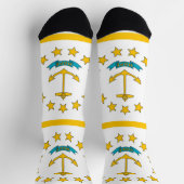 Chaussette Chaussettes durables pour femmes avec drapeau de R (Haut)