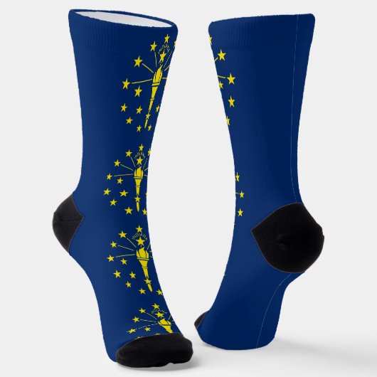 Chaussette Chaussettes durables pour femmes avec drapeau Indi (Angulaire)