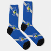 Chaussette Chaussettes durables pour femmes avec drapeau Las  (Droite)