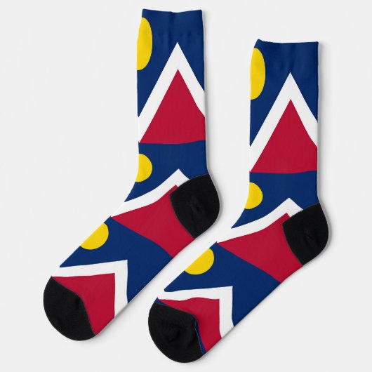 Chaussette Chaussettes durables pour femmes avec le drapeau d (Gauche)