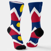 Chaussette Chaussettes durables pour femmes avec le drapeau d (Angulaire)