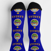 Chaussette Chaussettes durables pour femmes avec le drapeau d (Haut)