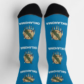 Chaussette Chaussettes durables pour femmes avec le drapeau d (Haut)
