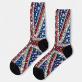 Chaussette Chaussettes durables pour hommes aux couleurs brit (Gauche)