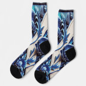 Chaussette Chaussettes durables pour hommes avec chardons éco (Gauche)