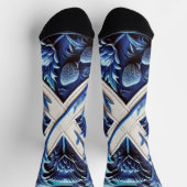 Chaussette Chaussettes durables pour hommes avec chardons éco (Haut)