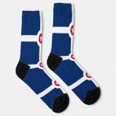 Chaussette Chaussettes durables pour hommes avec le drapeau d (Droite)