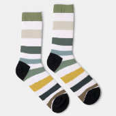 Chaussette Chaussettes durables rayées Echo Trails - Bleu/Ver (Droite)