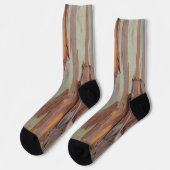 Chaussette Chaussettes Écorce d'Arbre Camo Vert (Gauche)