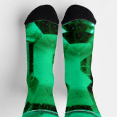 Chaussette Chaussettes émeraude pour la Saint-Patrick (Haut)