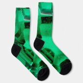 Chaussette Chaussettes émeraude pour la Saint-Patrick (Droite)