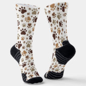 Chaussette Chaussettes Empreintes de Patte (Angulaire)