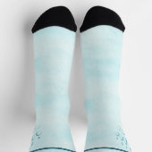 Chaussette Chaussettes Empreintes de pattes d'ours polaires (Haut)