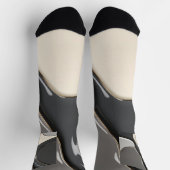 Chaussette Chaussettes en graphisme abstrait élégant (Haut)