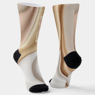 Chaussette Chaussettes en graphisme abstrait élégant