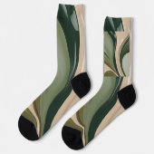 Chaussette Chaussettes en graphisme abstrait élégant (Gauche)