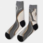 Chaussette Chaussettes en graphisme abstrait élégant (Gauche)