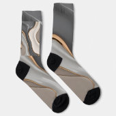 Chaussette Chaussettes en graphisme abstrait élégant (Droite)