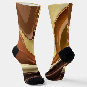 Chaussette Chaussettes en graphisme abstrait élégant