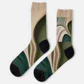 Chaussette Chaussettes en graphisme abstrait élégant (Gauche)