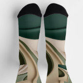 Chaussette Chaussettes en graphisme abstrait élégant (Haut)