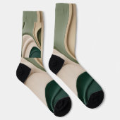 Chaussette Chaussettes en graphisme abstrait élégant (Droite)