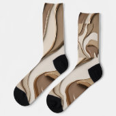 Chaussette Chaussettes en graphisme abstrait élégant (Gauche)