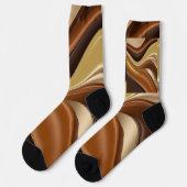 Chaussette Chaussettes en graphisme abstrait élégant (Gauche)