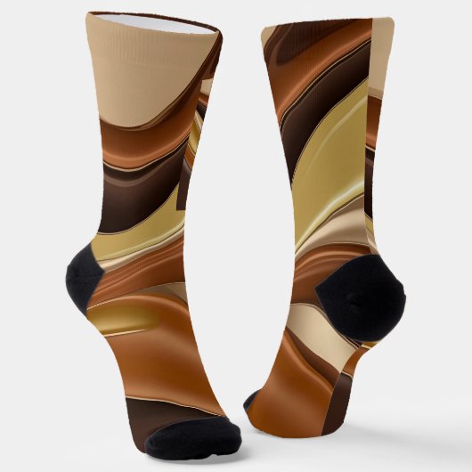 Chaussette Chaussettes en graphisme abstrait élégant (Angulaire)