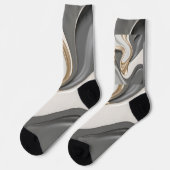 Chaussette Chaussettes en graphisme abstrait élégant (Gauche)