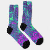 Chaussette Chaussettes en néon marbré (Droite)