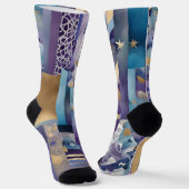 Chaussette chaussettes en patchwork (Angulaire)