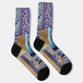 Chaussette chaussettes en patchwork (Droite)