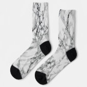 Chaussette Chaussettes en pierre Marbre blanc Design moderne (Gauche)