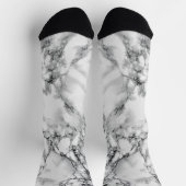 Chaussette Chaussettes en pierre Marbre blanc Design moderne (Haut)