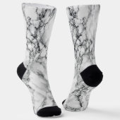 Chaussette Chaussettes en pierre Marbre blanc Design moderne (Angulaire)