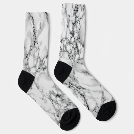 Chaussette Chaussettes en pierre Marbre blanc Design moderne (Droite)