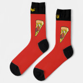 Chaussette Chaussettes en tranches de pizza (Gauche)