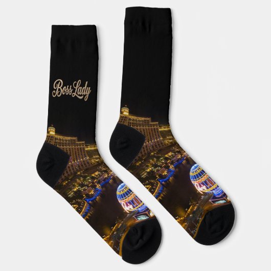 Chaussette Chaussettes Équipe Dame Patronne (Droite)