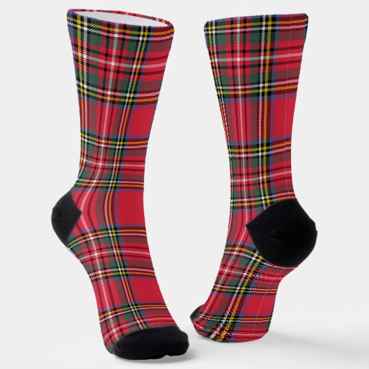 Chaussette Chaussettes Fancy Red Plaid (Angulaire)