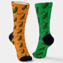 Chaussettes fantaisie Licorne Courgette