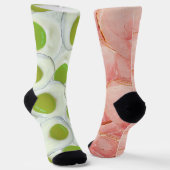 Chaussette Chaussettes fantaisie œufs verts et jambon (Angulaire)