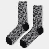 Chaussette Chaussettes Faux Black Lace (Gauche)