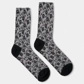 Chaussette Chaussettes Faux Black Lace (Droite)