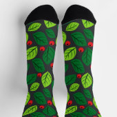 Chaussette Chaussettes "Feuilles & Berries" (Haut)