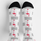 Chaussette Chaussettes Flamants roses roses HAMbWG (Haut)