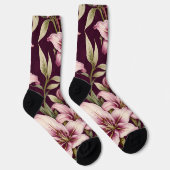 Chaussette Chaussettes fleuries pour femmes (Droite)